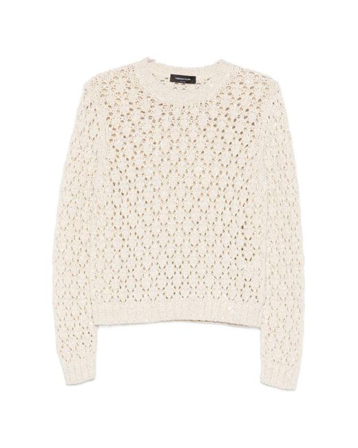Fabiana Filippi Natural Crewneck Sweater