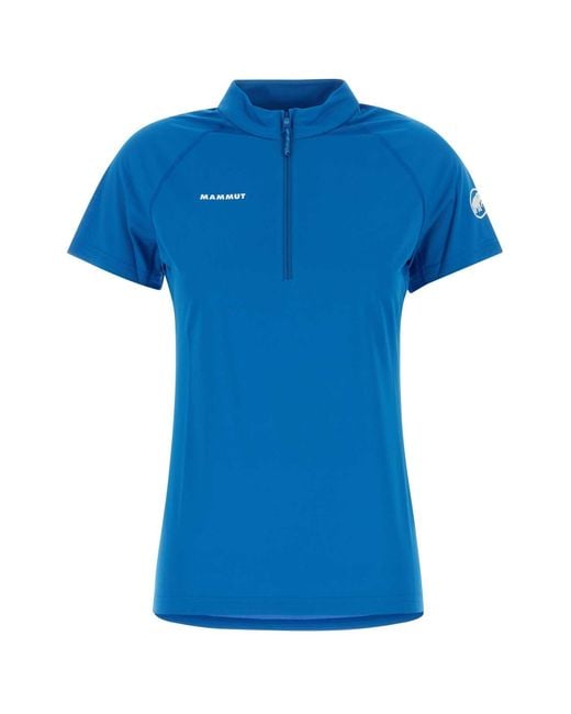 Mammut Swiss1862 Blue Ducan Fl Half Zip T-Shirt