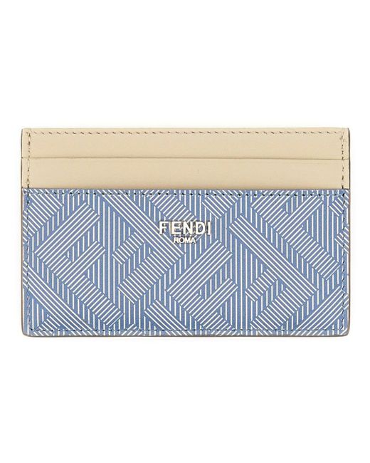 Fendi Blue Card Houses Vittelo Accessories for men