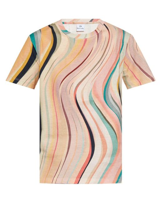 Paul Smith Pink Swirl T-Shirt