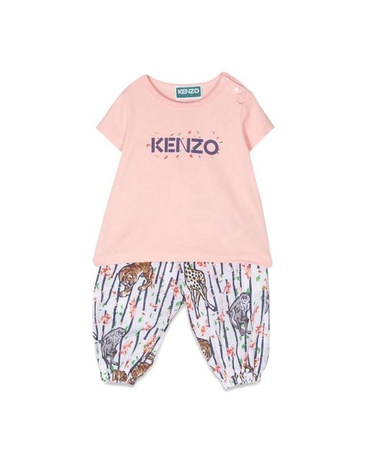 KENZO White Mc T Shirt And Fancy Pants Set for men
