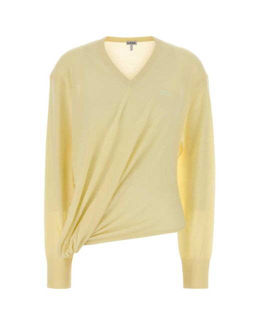 Loewe Yellow Wool Blend Sweater