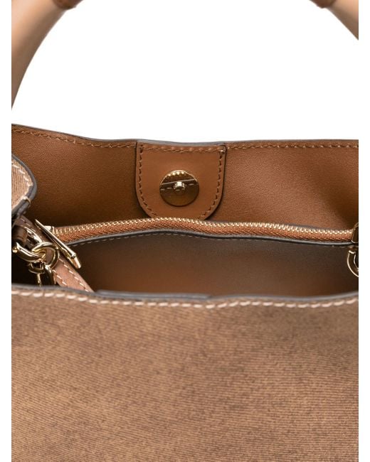 Furla Blue Small Sfera Bucket Bag