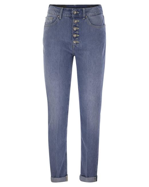 Dondup Blue Koons Loose Lyocell Jeans