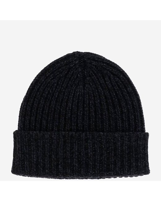 Autry Black Wool Beanie With Logo for men