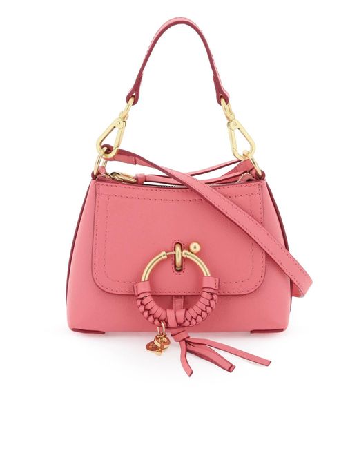 Ver por Chloe Joan Mini Crossbody Bag See By Chloé de color Pink