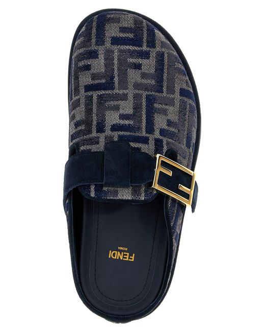 Fendi Black ' Feel' Sabots for men