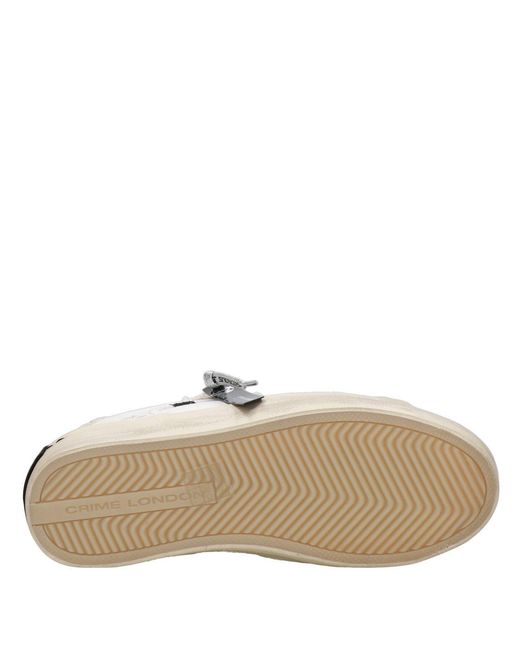 Crime London White Sneakers