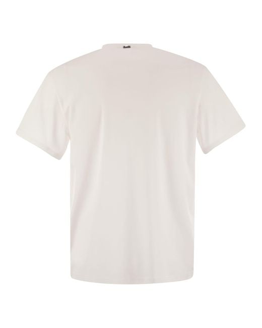 Herno White Resort T-Shirt for men