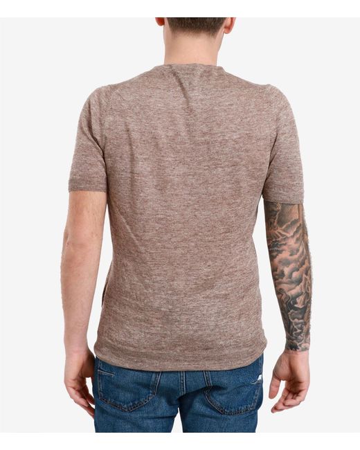 Barba Napoli Pink Sweaters for men