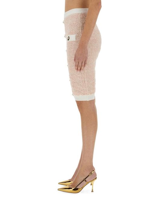 Balmain Natural Polyamide Skirts
