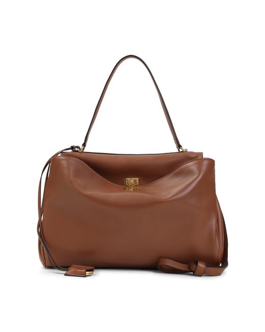 Balenciaga Brown Rodeo Mini Top Handle Handbag