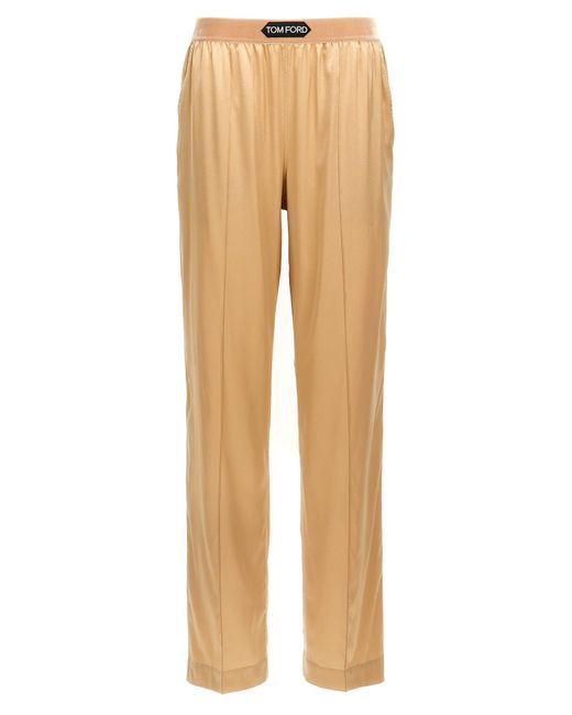 Tom Ford Natural Silk Pants