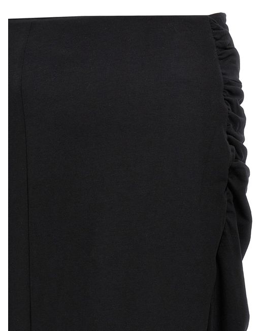 ROTATE BIRGER CHRISTENSEN Roteer Birger Christensen 'gemonteerde Gedraaide' Rok in het Black