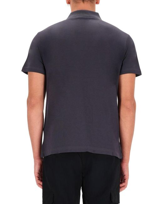 Versace Jeans Couture Blue Polo With Logo for men