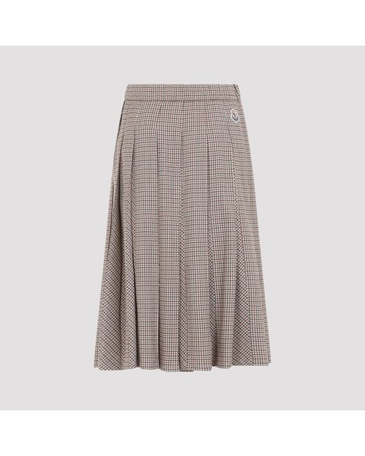 Moncler Geplooide Rok in het Brown