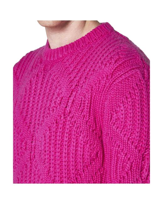 Valentino Wollpullover in Pink für Herren