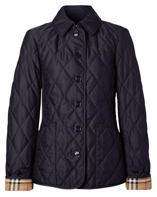 Burberry Gewatteerd Jack in het Blue