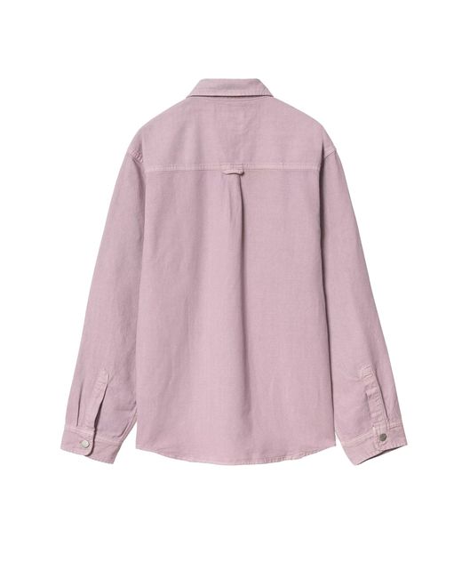 Carhartt Pink Camicia Walter Jac Lilla