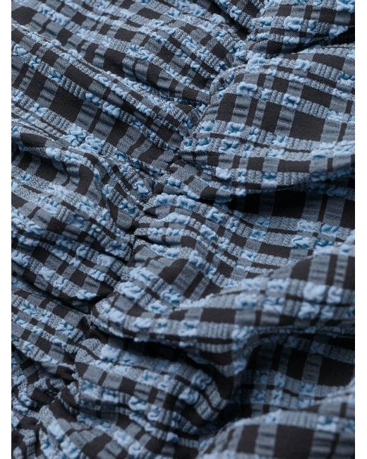 Ganni Mini-Jurk in het Blue