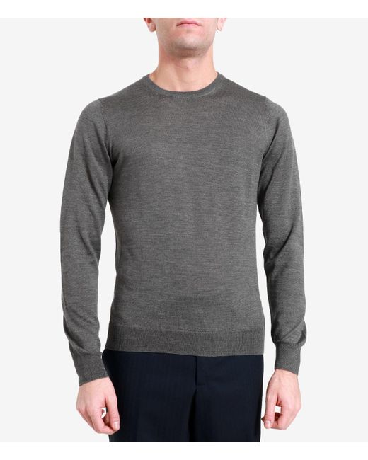 Tagliatore Gray Sweaters for men