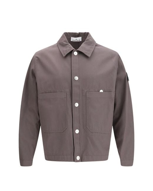Stone Island Gray Capospalla