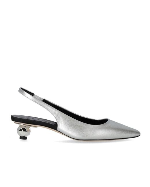 Weekend by Maxmara Metallic Gallico Slingback Pumps
