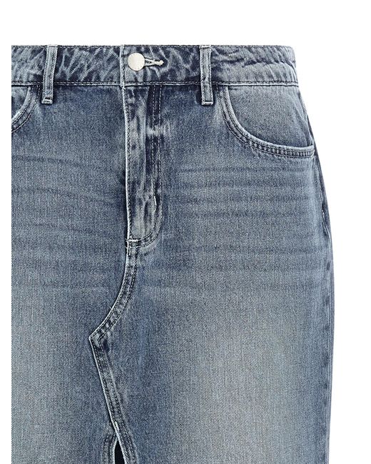 Jupe Courte Poches Bleu Zara Femme - 2397731-bleu00