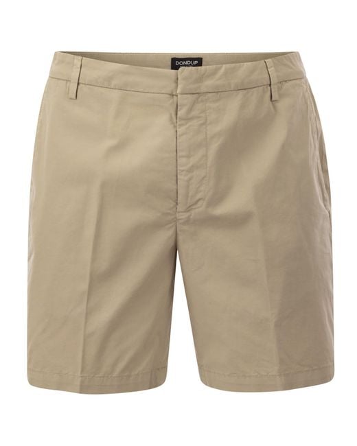 Dondup Natural Manheim Cotton Shorts