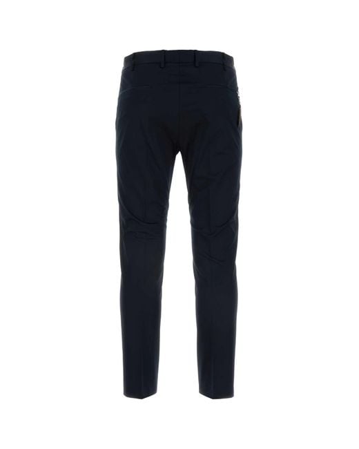 PT Torino Blue Stretch Cotton Pant