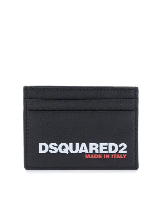 DSquared² Logo Bob Cardholder in het Black voor heren
