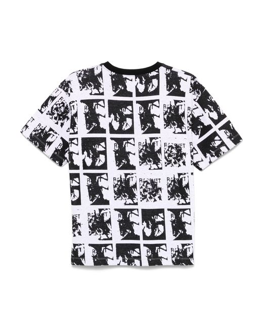 Rassvet (PACCBET) Black Flower Jacquard Tee Shirt Knit for men