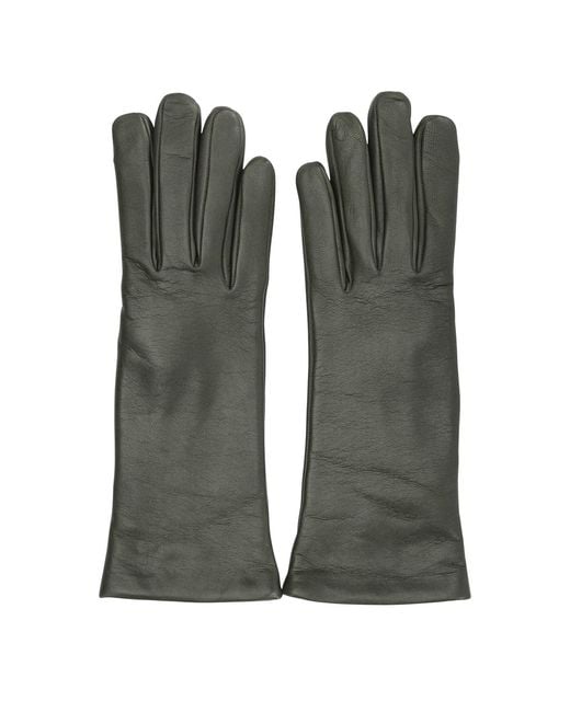 Restelli Green Leather Gloves "920"