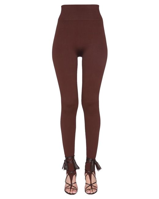 ANDREADAMO Brown Jersey Leggings