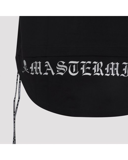 Mastermind Japan Black Layered Short Ss Tee