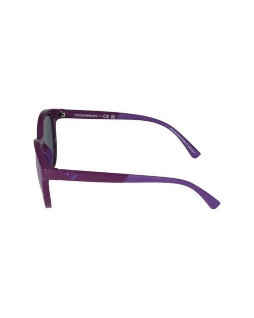 Emporio Armani Purple Sunglasses 0 Ea4185 51154 V Viola Lucido /18/125 for men