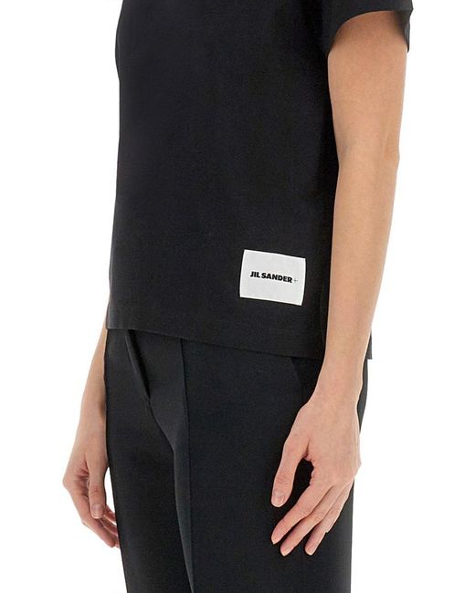 Jil Sander Blue Logo Patch T-Shirt Set (Pack Of Three)