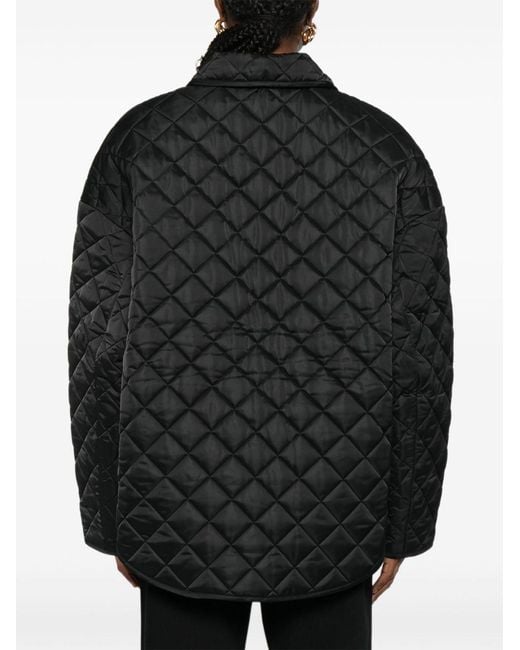 Totême Black Quilted Nylon Jacket