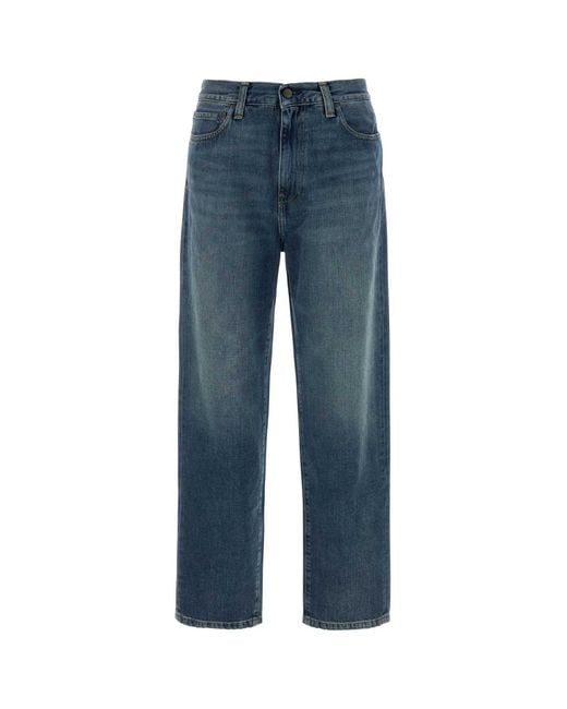 Carhartt Blue Mid Rise Jeans