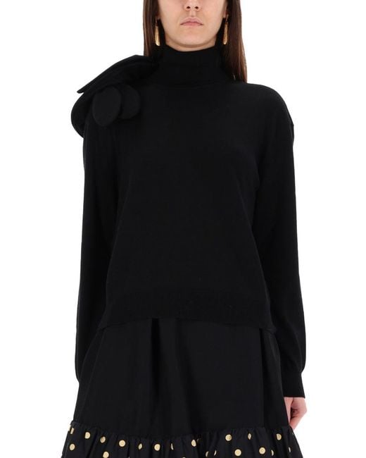 Moschino Black Bow Sweater