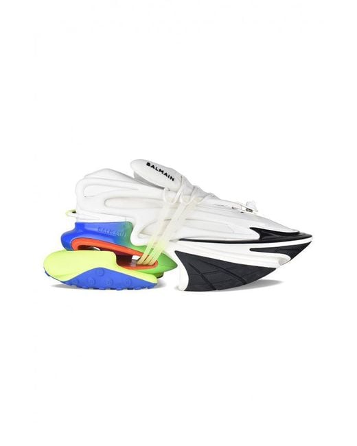 Balmain Blue Unicorn Sneakers for men