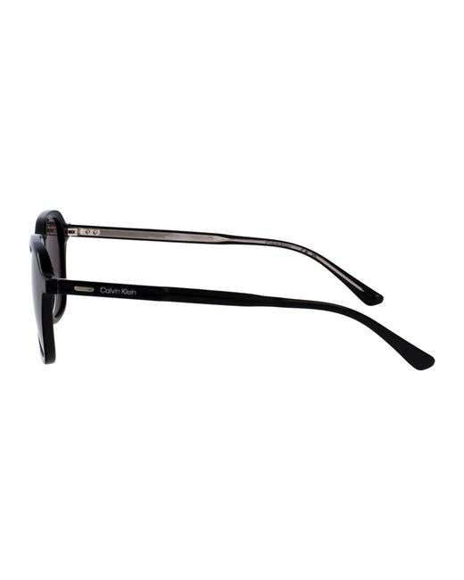 Calvin Klein Black Acetate Sunglasses