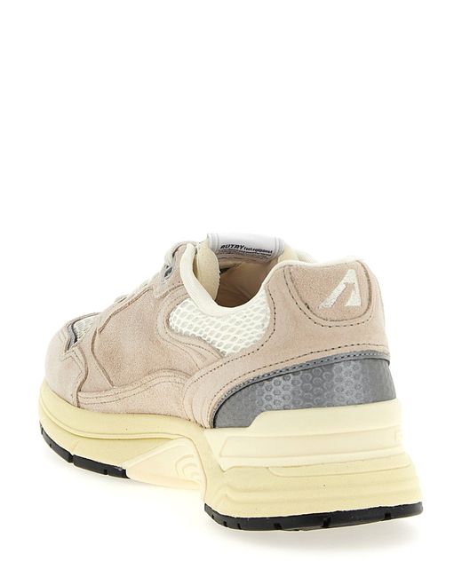 Autry White Hyperway Low' Sneakers for men