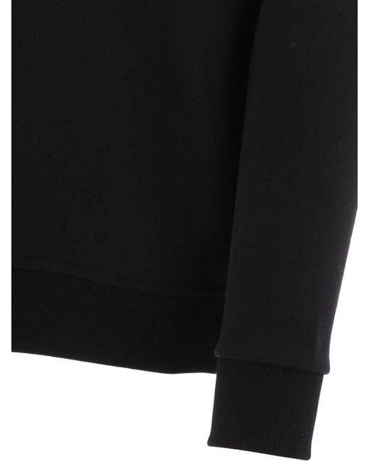 Burberry Sweatshirt aus Jersey aus einer Baumwollmischung mit Logoprint in Black für Herren