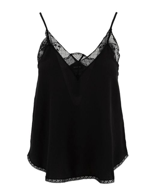 Zadig & Voltaire Black T Shirts And Polos