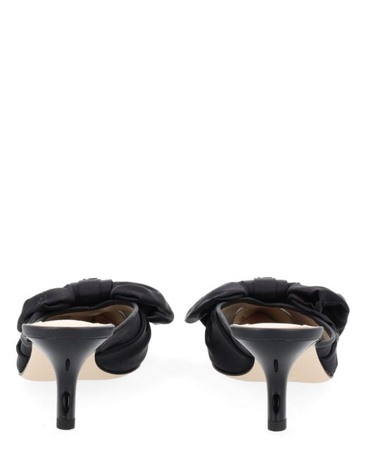 Fendi Black Sabot "Colibrì"