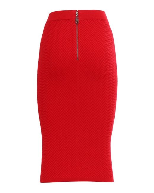 Elisabetta Franchi Red Skirts