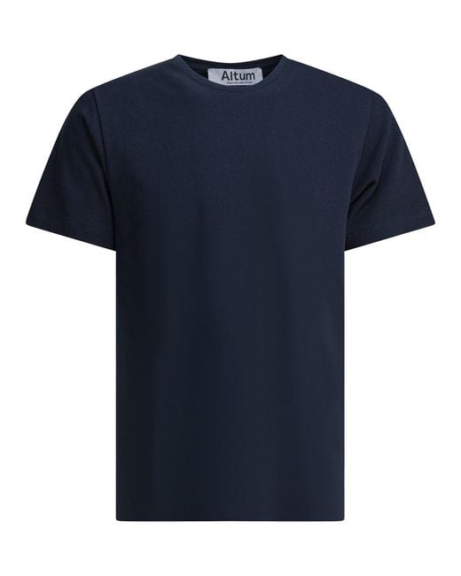 Altum Blue Cotton T-Shirt for men