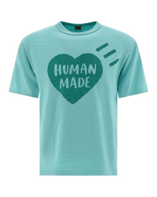 Human Made Menschlich gemachtes T -Shirt mit bedrucktem Logo in Green für Herren