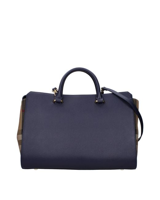 Burberry Blue Frauen 's Handtaschen blau/dunkelblaues Leder und andere Lederwaren